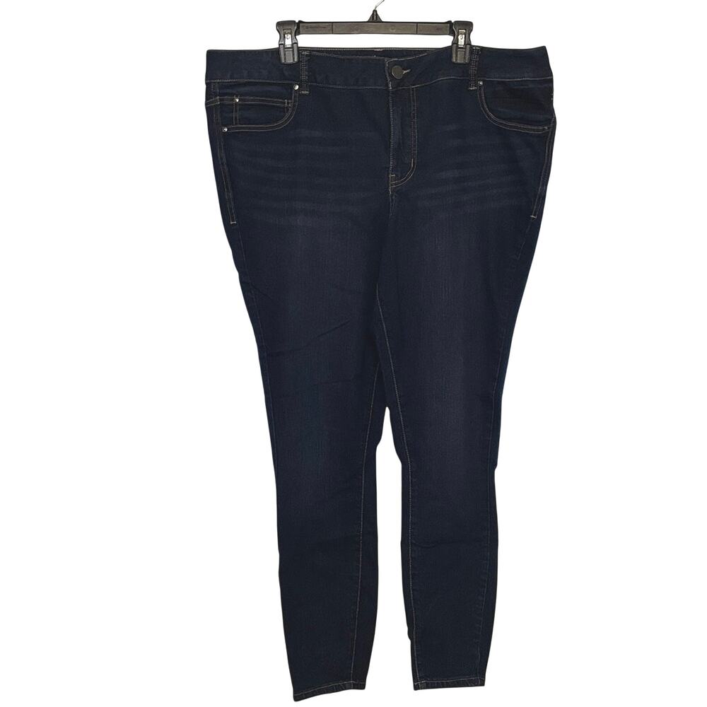 Maurice’s Ever Flex Mid Fit Dark Blue Women's Jeans Size 18w Reg